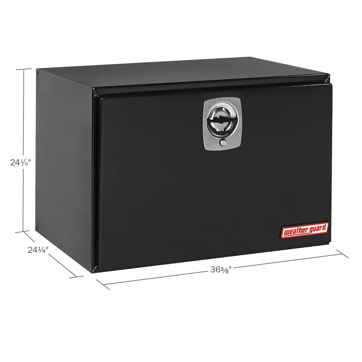 Weather Guard Steel Underbody Box - 36-in x 24-in x 24-in - Gloss Black - 538-5-02