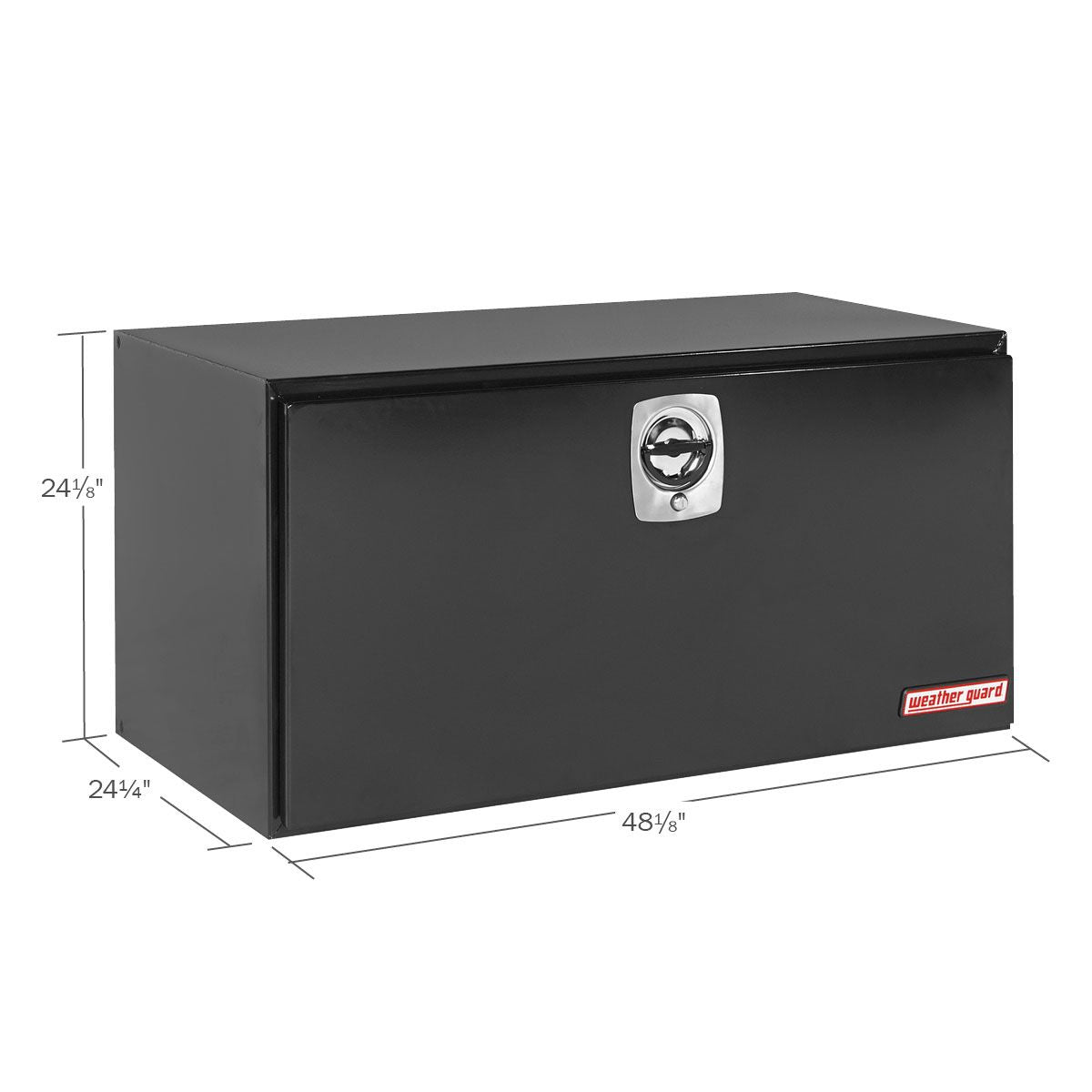 Weather Guard Steel Underbody Box - 48-in x 24-in x 24-in - Gloss Black - 550-5-02