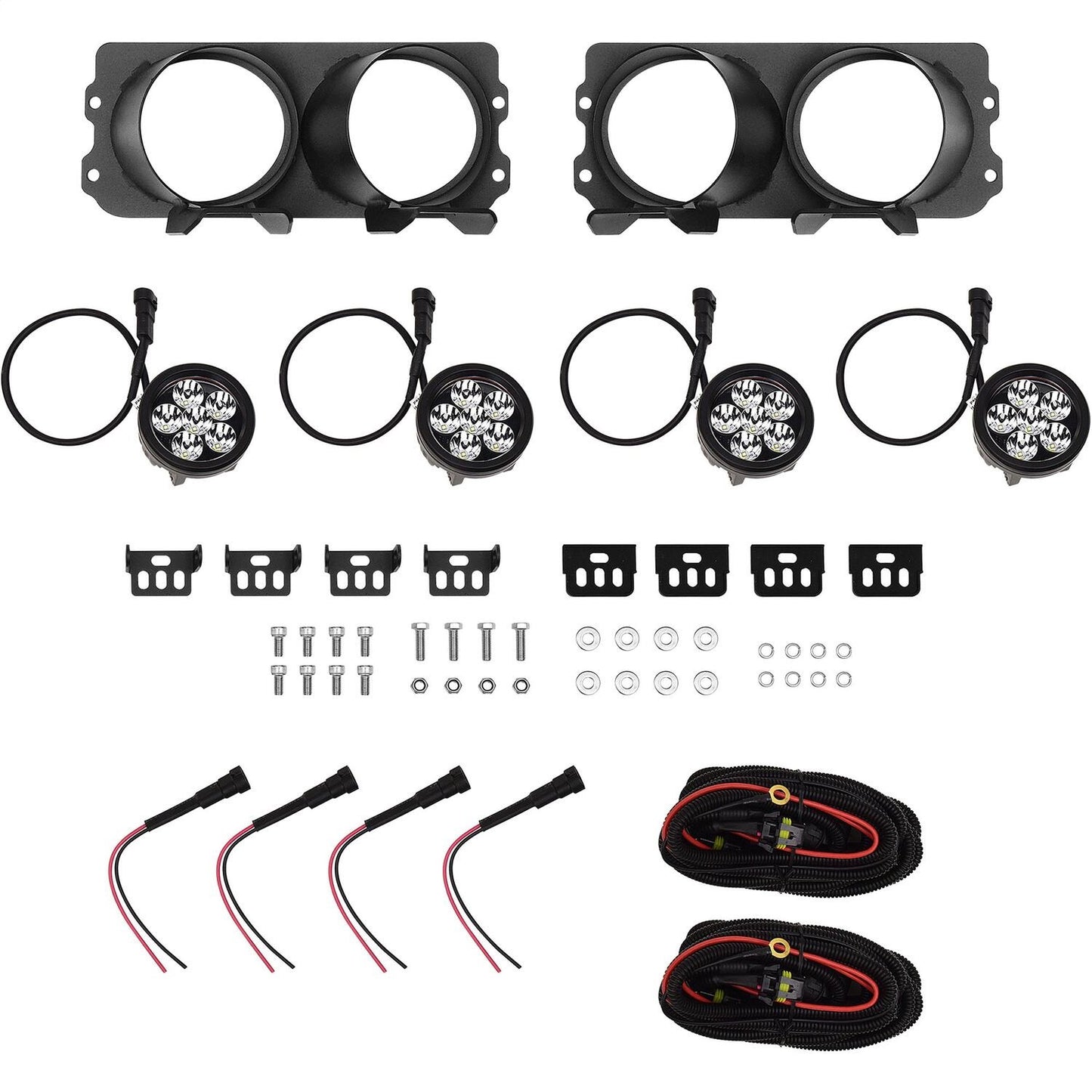Westin Outlaw/Pro-Mod Bumper Light Kit Round - 58-9905