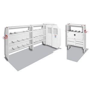 Cable/Plumber Van Package for Ford Transit - 148-in WB - Mid Roof