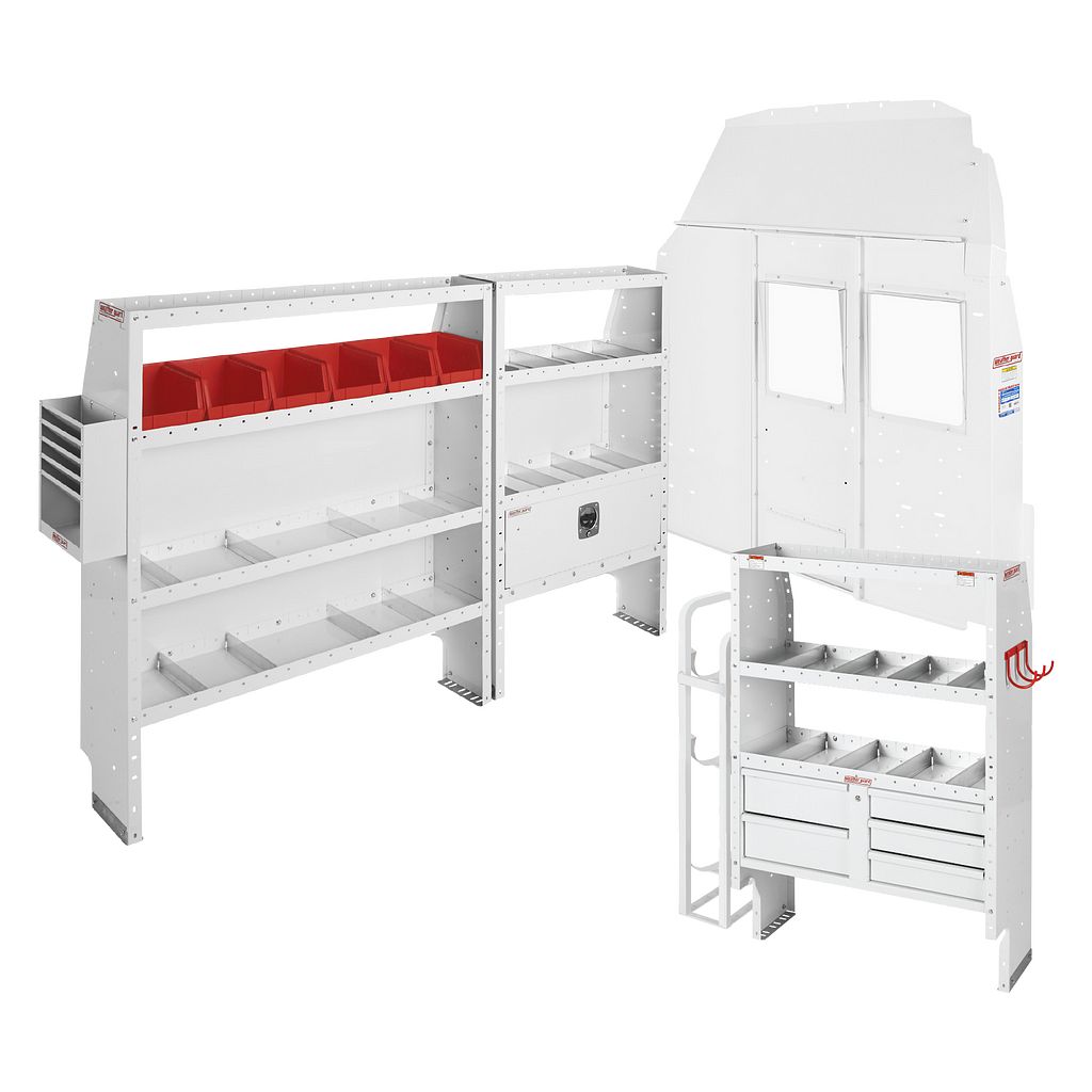 HVAC/Mechanical Van Package for Nissan NV2500 - 146-in WB - High Roof