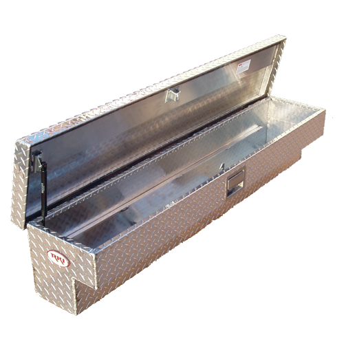 RKI 61-in Side Mount Truck Tool Box S-Series Single Lid - Aluminum - 61SA