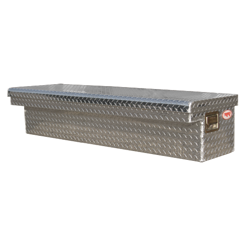 RKI 61-in Side Mount Truck Tool Box S-Series Single Lid Low Profile Wide - Aluminum - 61SLPWA
