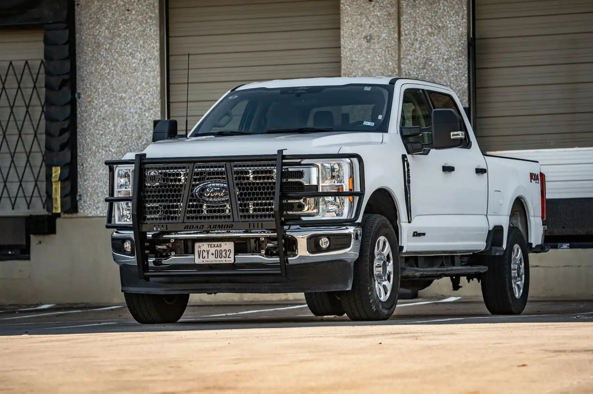 Road Armor Vaquero Front Grille Guard Brush Guard 2017-2026 Ford F-250 F-350 F-450 F-550 - 6232-BRSH