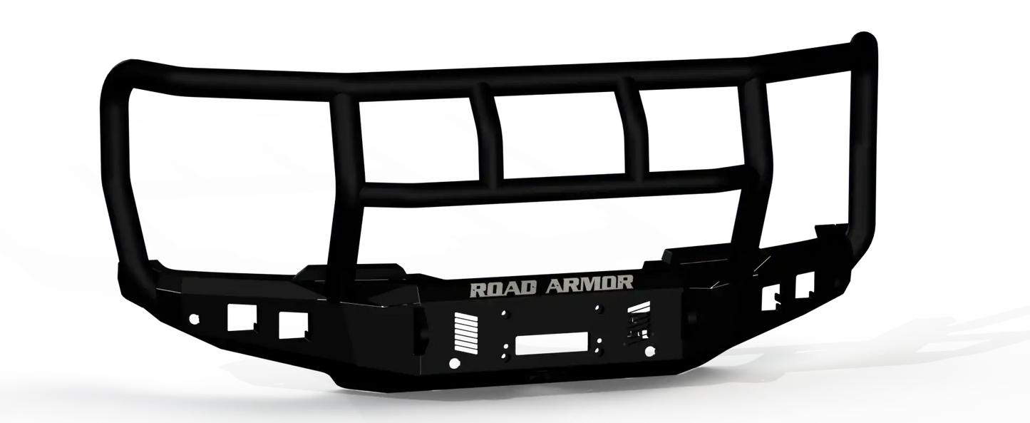 Road Armor Stealth Front Winch Bumper Titan II Guard 2023-2026 Ford F-450 F-550 - 6234F2B