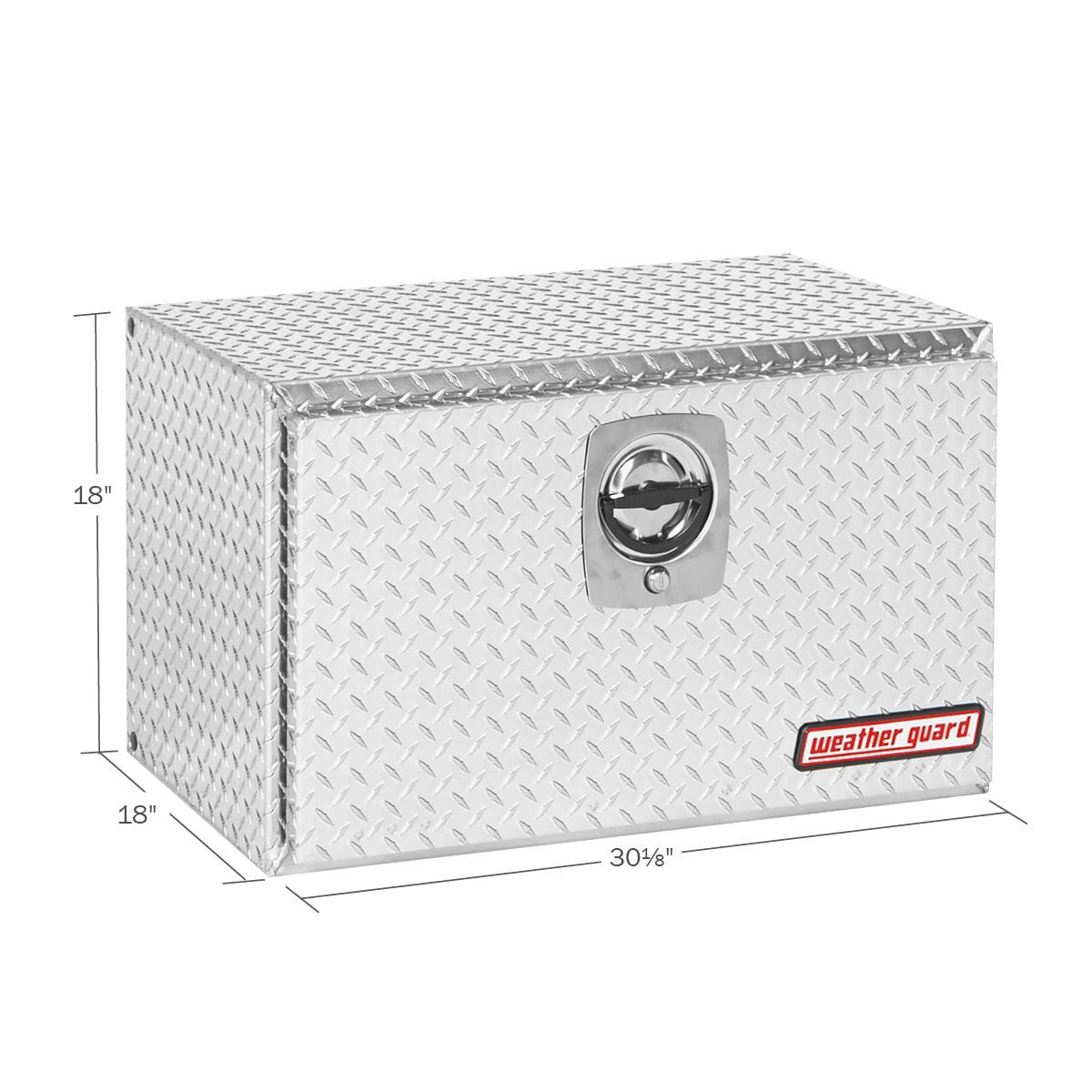 Weather Guard Aluminum Underbody Box - 30-in x 18-in x 18-in - Aluminum - 631-0-02