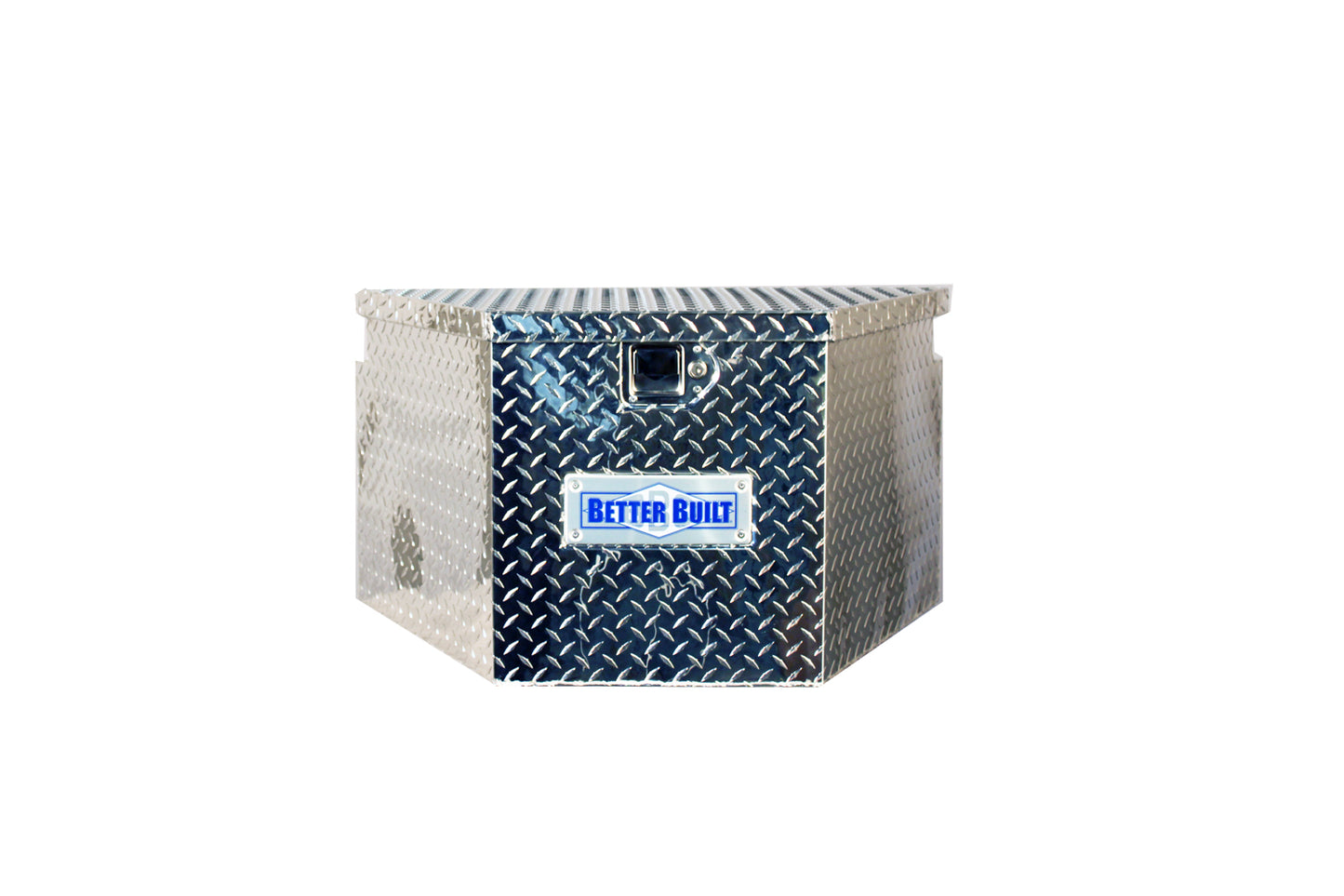 Better Built Brite Aluminum Utility Trailer Tongue Tool Box Short V-Shaped 34/16-in. L x 19-in. W x 18-in. H - 66012336