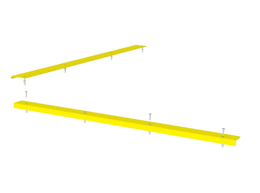 Holman Threshold Kit for Ram ProMaster - Yellow Aluminum - 40477P-Y