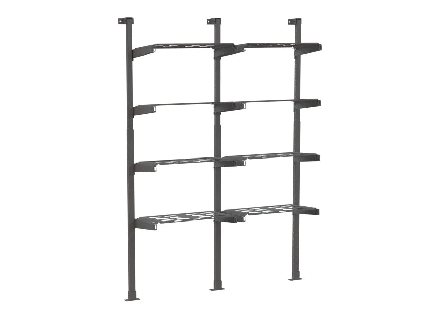 Holman ProStow Double Fixed Packout-Compatible Van Shelving - 4 Shelves - 48042FP