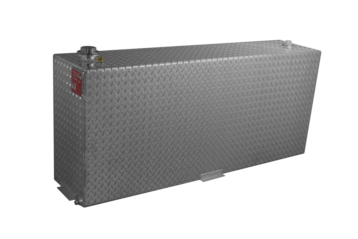 RDS 90-Gallon Treadplate Aluminum Vertical Transfer Tank - 60-in x 14-in x 26-in - 73200