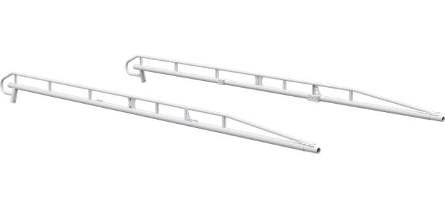 Holman Pro II Heavy-Duty Side Channels - Service Body Ext Cab - 8-ft - White