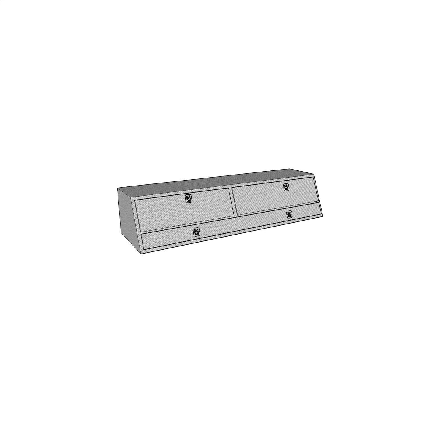 Westin Brute Contractor TopSider Tool Box 90-in L x 13.5-in W x 21-in H - 80-TBS200-90D