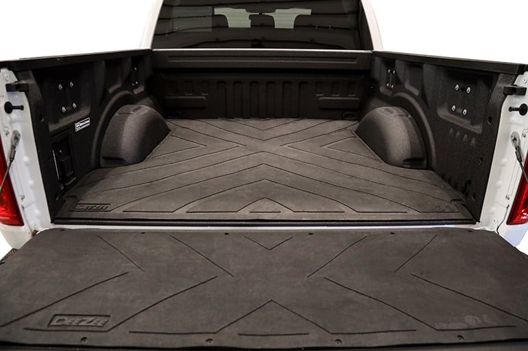 Fits 94-10 B2300/B2500 6' Black Rubber Diamond Truck Bed Trunk Mat Carpet Liner