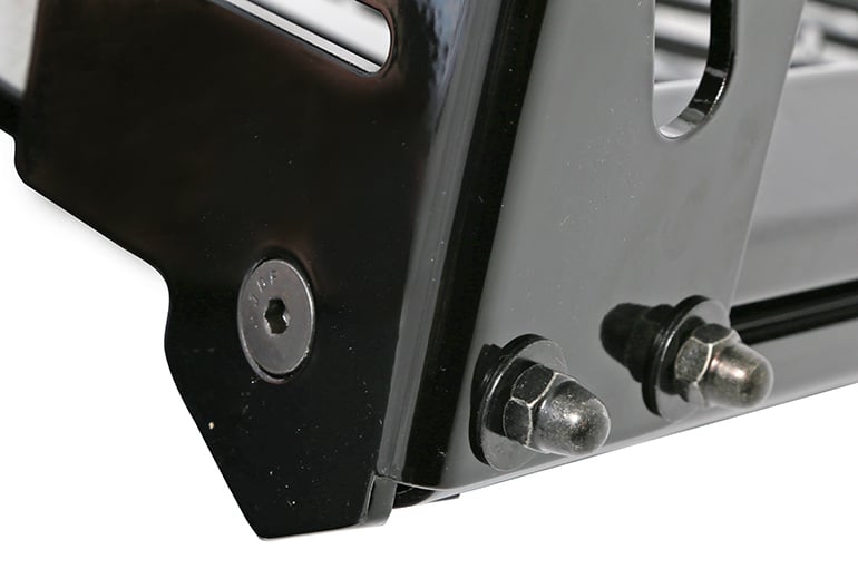 Dee Zee Aluminum Headache Rack for RAM 2500/3500 (2013-2026) - Textured Black - DZ95058RTB