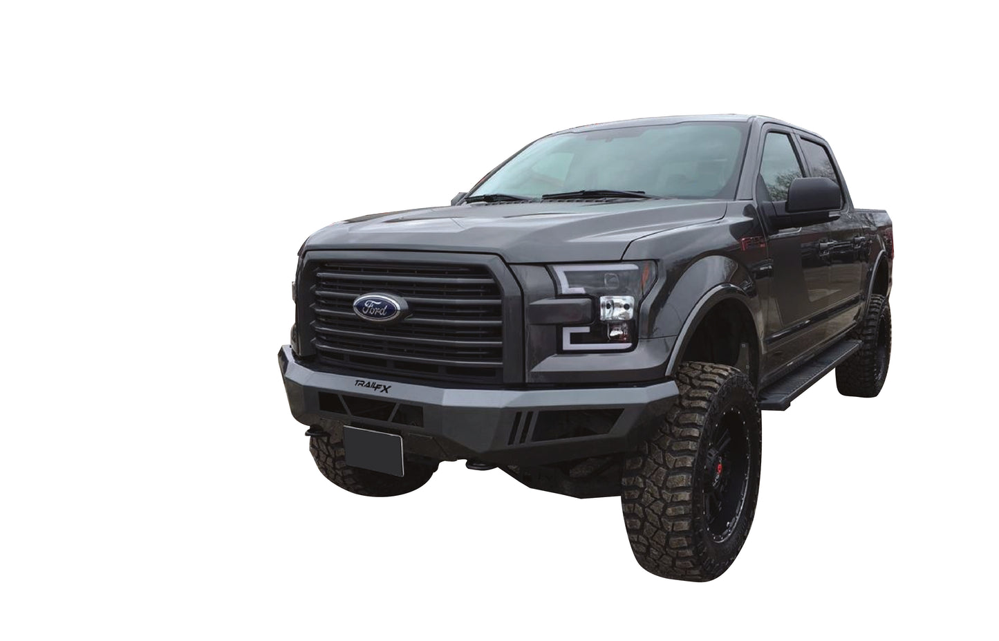 TrailFX Front Heavy Duty Bumper For Ford F-150 - FLDB002TI