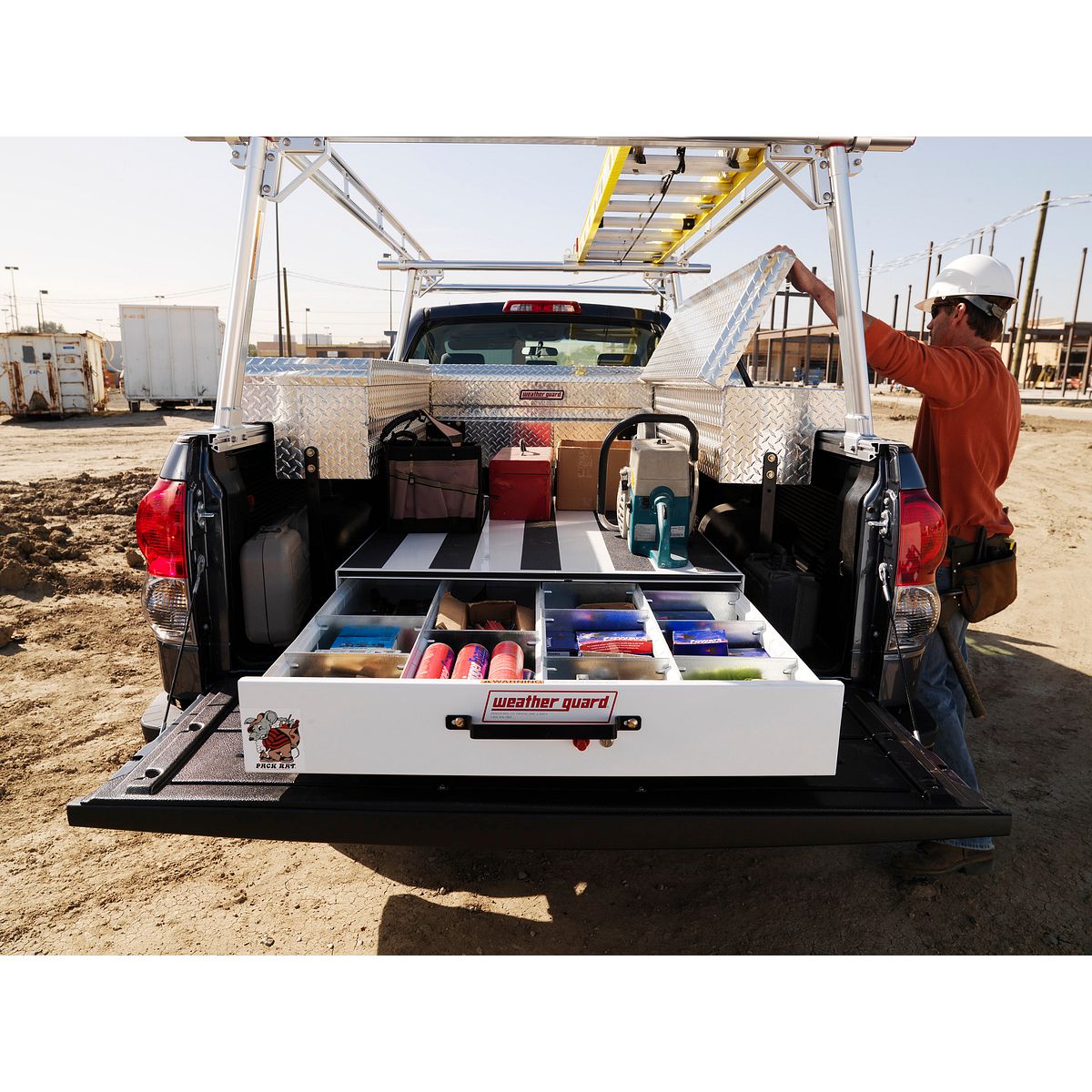 Weather Guard Pack Rat Drawer Unit - 48in X 40in X 9.5in - 308-3
