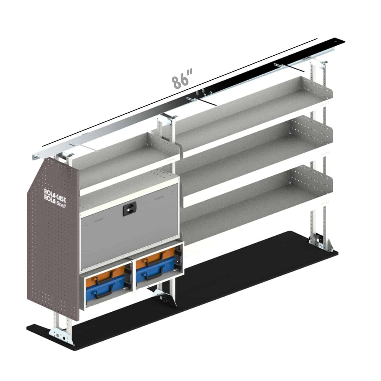 Rola-Case General Bin Package for Ford Transit - 130-in WB - Low Roof