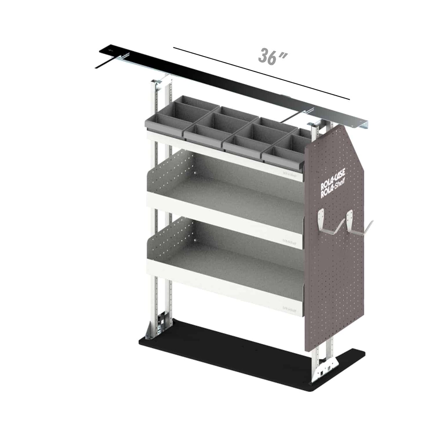 Rola-Case General Bin Package for Ford Transit - 130-in WB - Low Roof