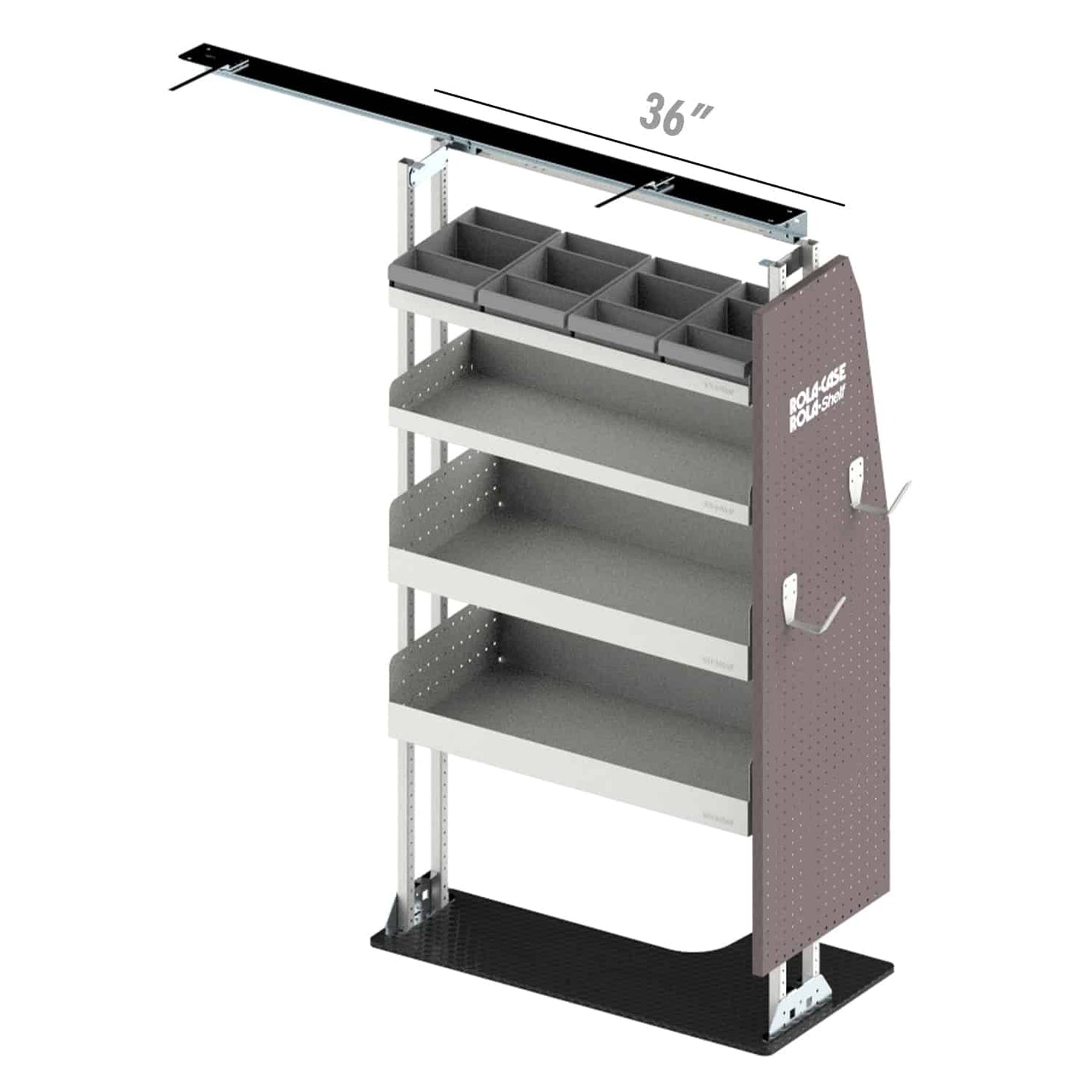 Rola-Case General Bin Package for Ford Transit - 130-in WB - Mid Roof