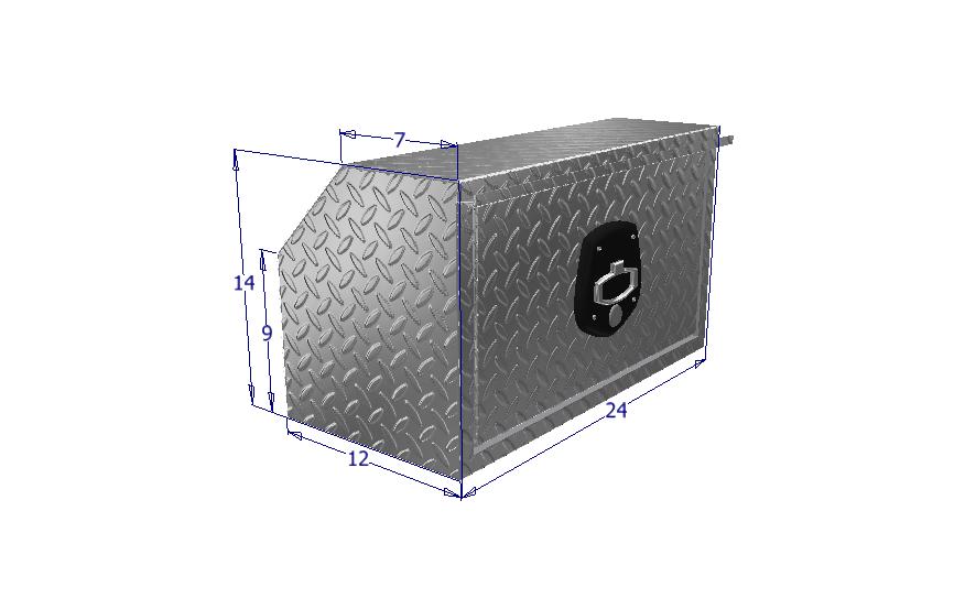Brute Underbody Truck Box with Single Door