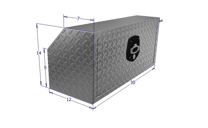 Brute Underbody Truck Box with Single Door