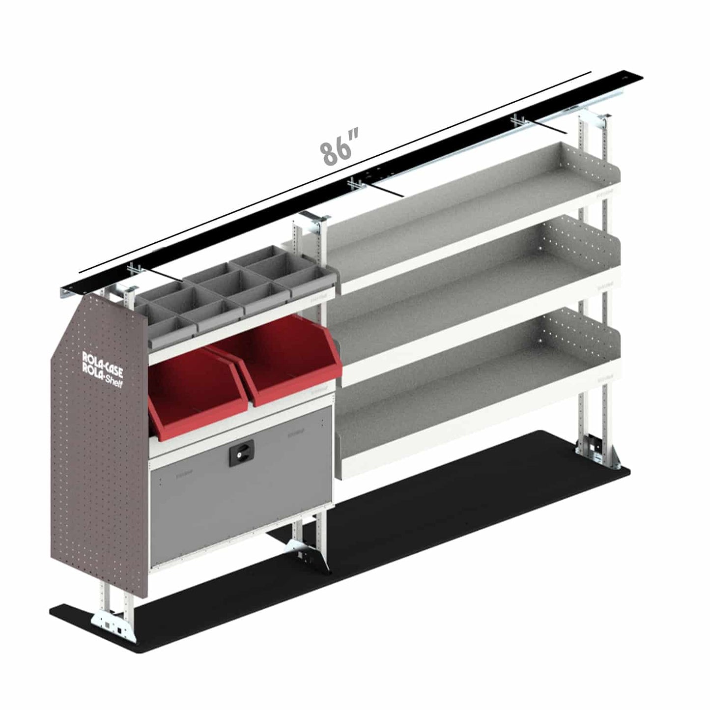 Rola-Case HVAC Bin Package for Ford Transit - 130-in WB - Low Roof