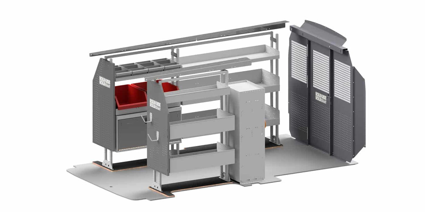 Rola-Case HVAC Bin Package for Ford Transit - 130-in WB - Low Roof