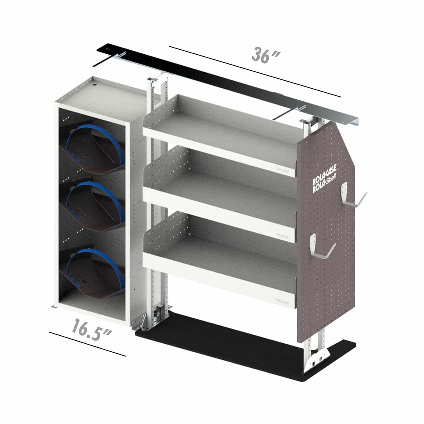 Rola-Case HVAC Bin Package for Ford Transit - 130-in WB - Low Roof