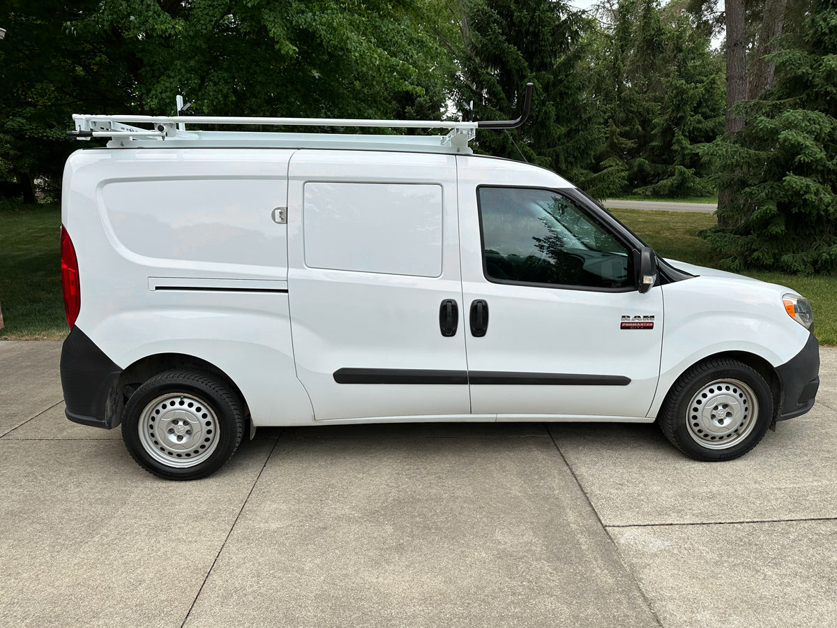 Clamp & Lock Ladder Rack – Aluminum – Single – Transit Connect, ProMaster City, Metris, City Express, NV200