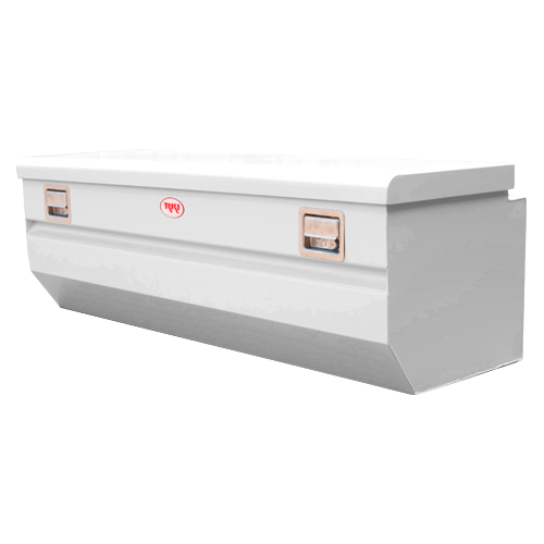 RKI 58-in Chest Truck Tool Box M-Series Single Lid Floor Mount - White Steel - M58U-1NM