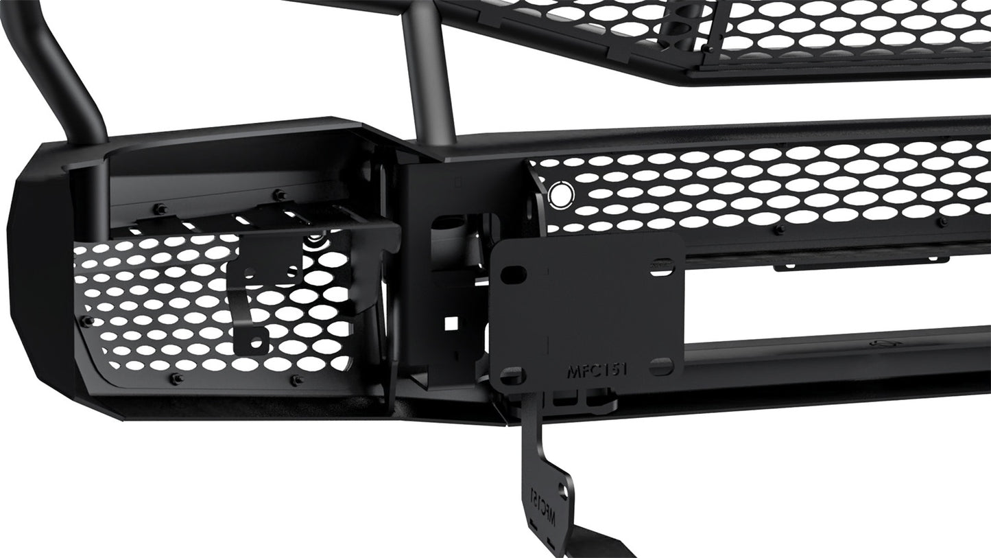 Ranch Hand Midnight Series Front Bumper for Chevrolet Silverado HD (2015-2019) - MFC151BM1