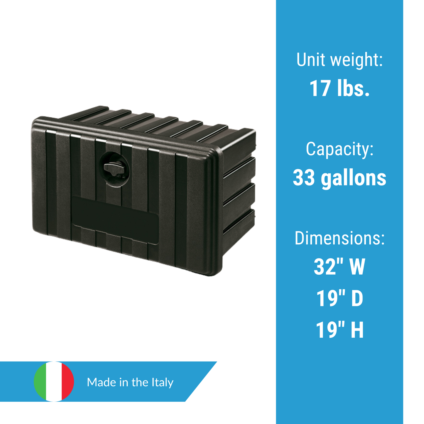 Co.Par 32-in Underbody Composite Tool Box - Single-Door - NOVABOX80