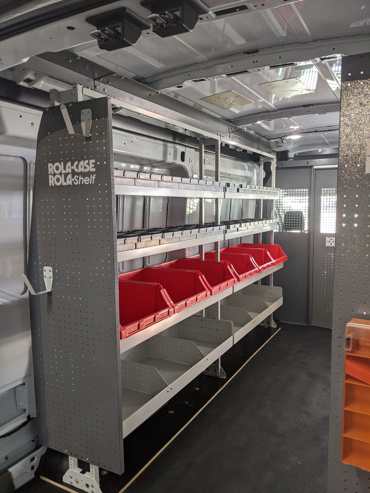Rola-Case Van Storage Left Hand End Panel Mid/Hi Roof