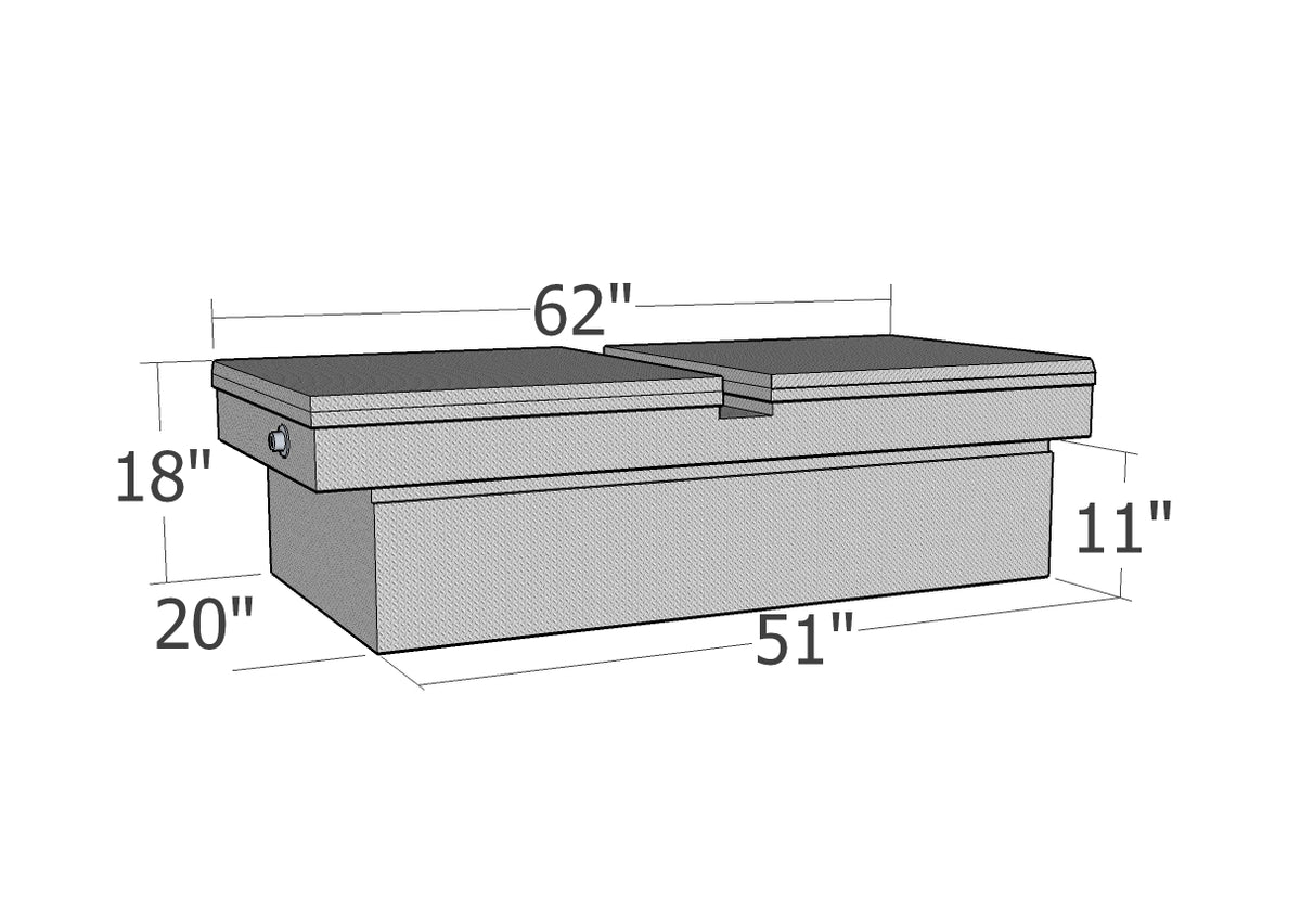 Brute Gull Wing Crossover Tool Box