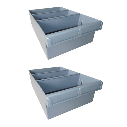 Rola-Case Plastic Bin - 7.9" W x 3.9" H x 11.9" D with Adjustable Compartments