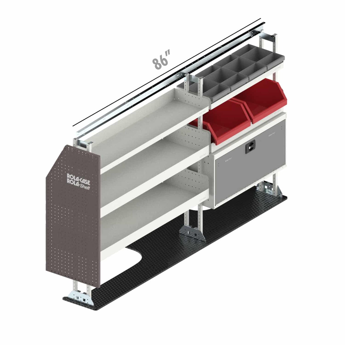 Rola-Case Drivers Side Hvac Bin Package - Low Roof Full Size Vans