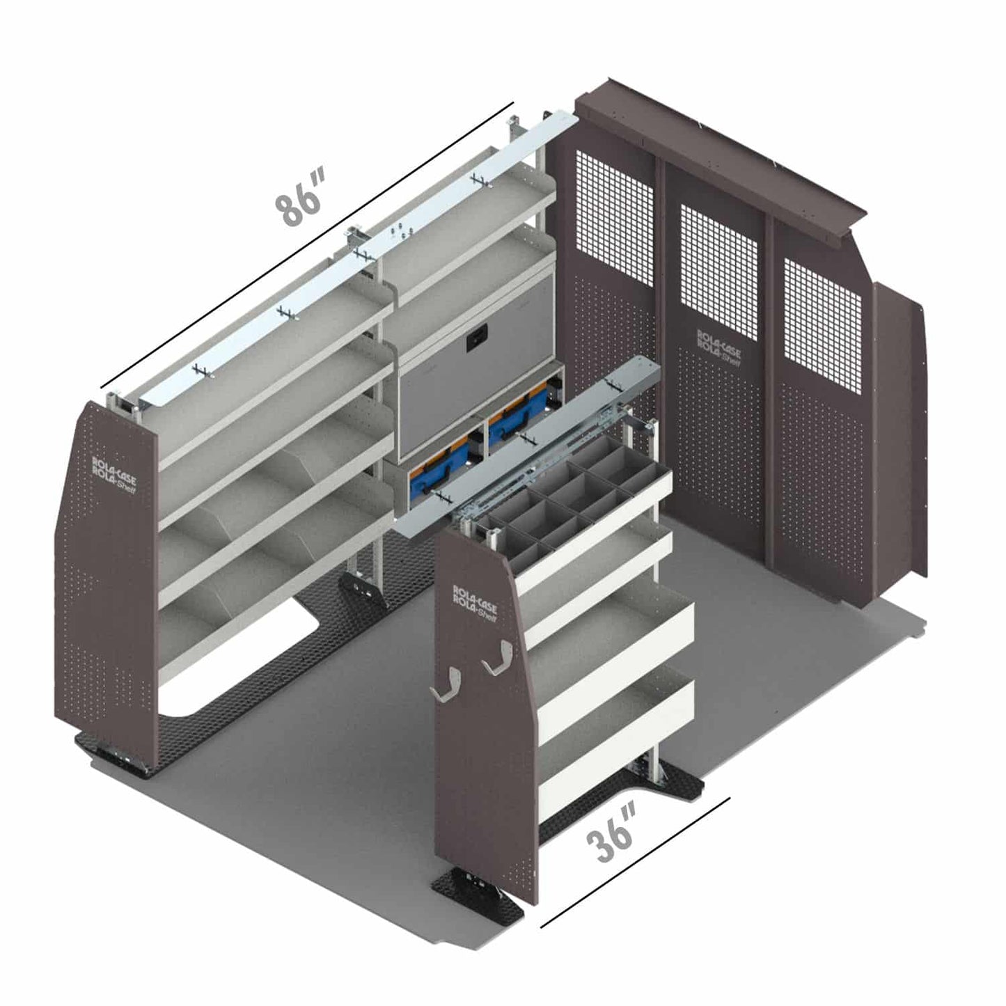 Rola-Case General Bin Package for RAM ProMaster - 118-in WB