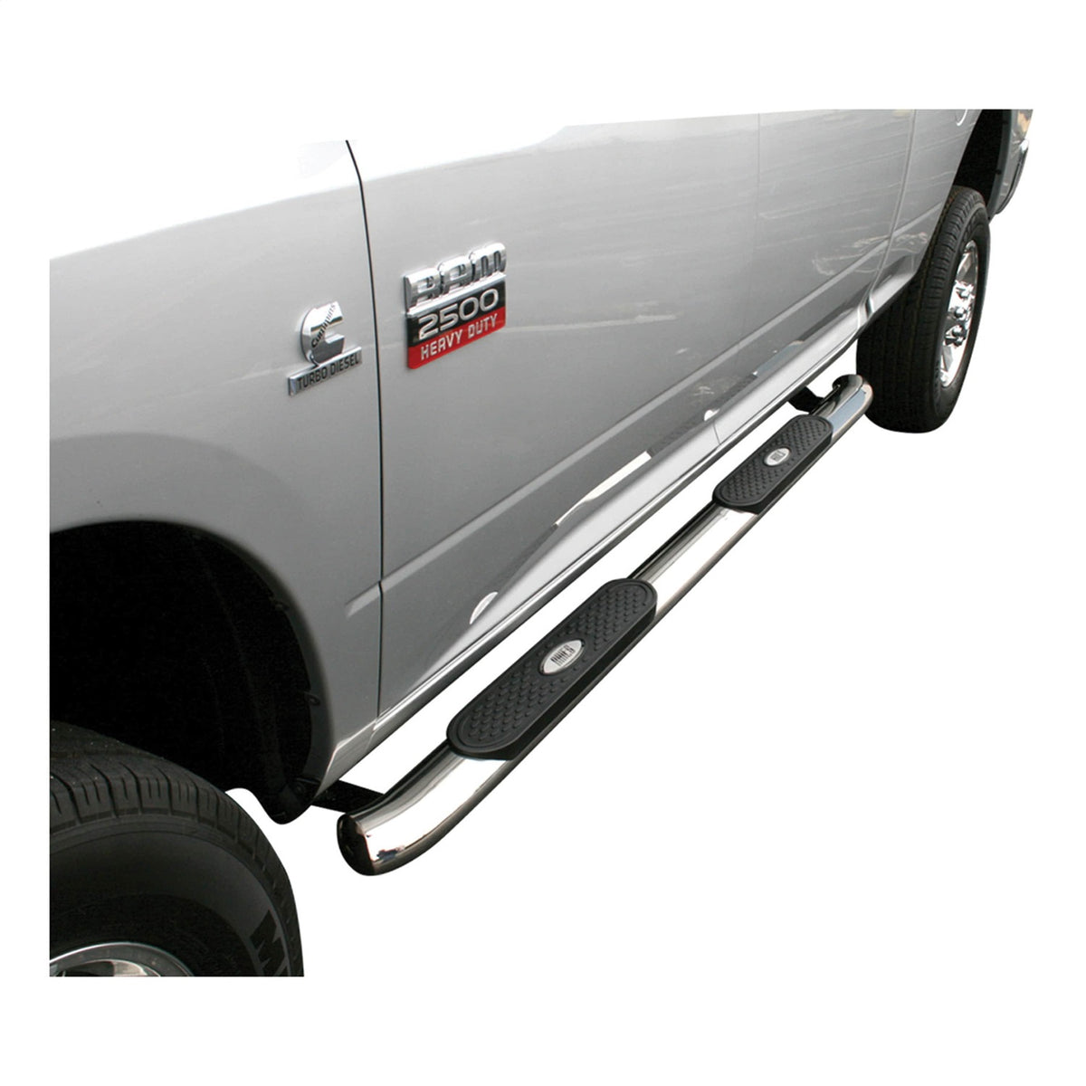 ARIES 4-in Oval Polished Stainless Steel Nerf Bars for Dodge/RAM 1500, 1500 Classic Quad Cab (2009-2024) - S225017-2