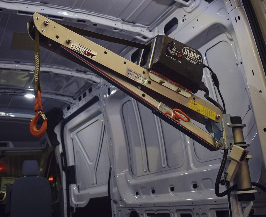 SpitzLift Van Crane for RAM ProMaster - Rear Door