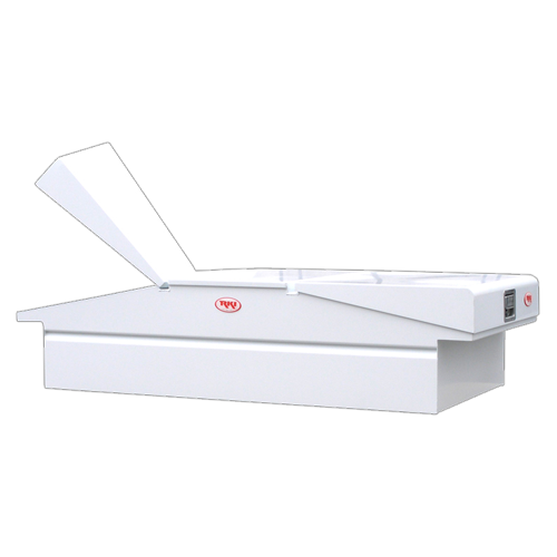 RKI 70-in Crossover Truck Tool Box ST-Series Slant Lid Double Lid - Steel - ST63W