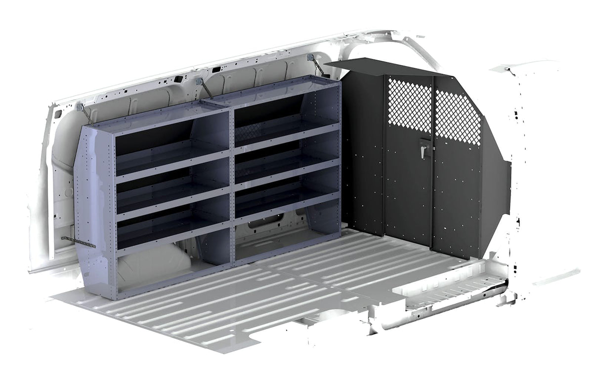 Masterack Base Shelving Package for Low Roof Vans