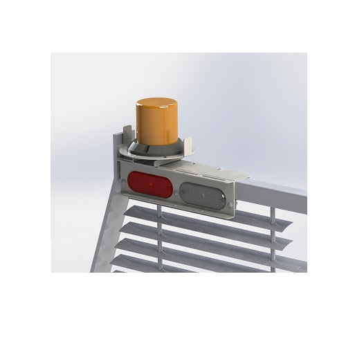 RKI Round Strobe Light Bracket for Window Grille - STRBRNDWG