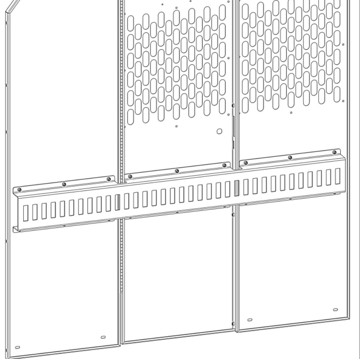 Holman Partition E-Track Rail 40055