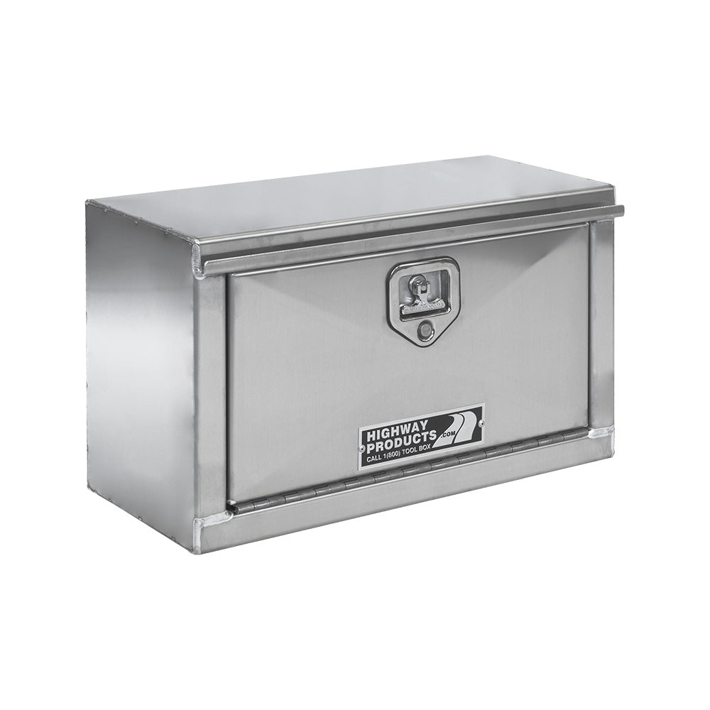 Highway Products 24 x 18 x 18-in. Aluminum Single Drop Door Underbody Tool Box - 0112-001