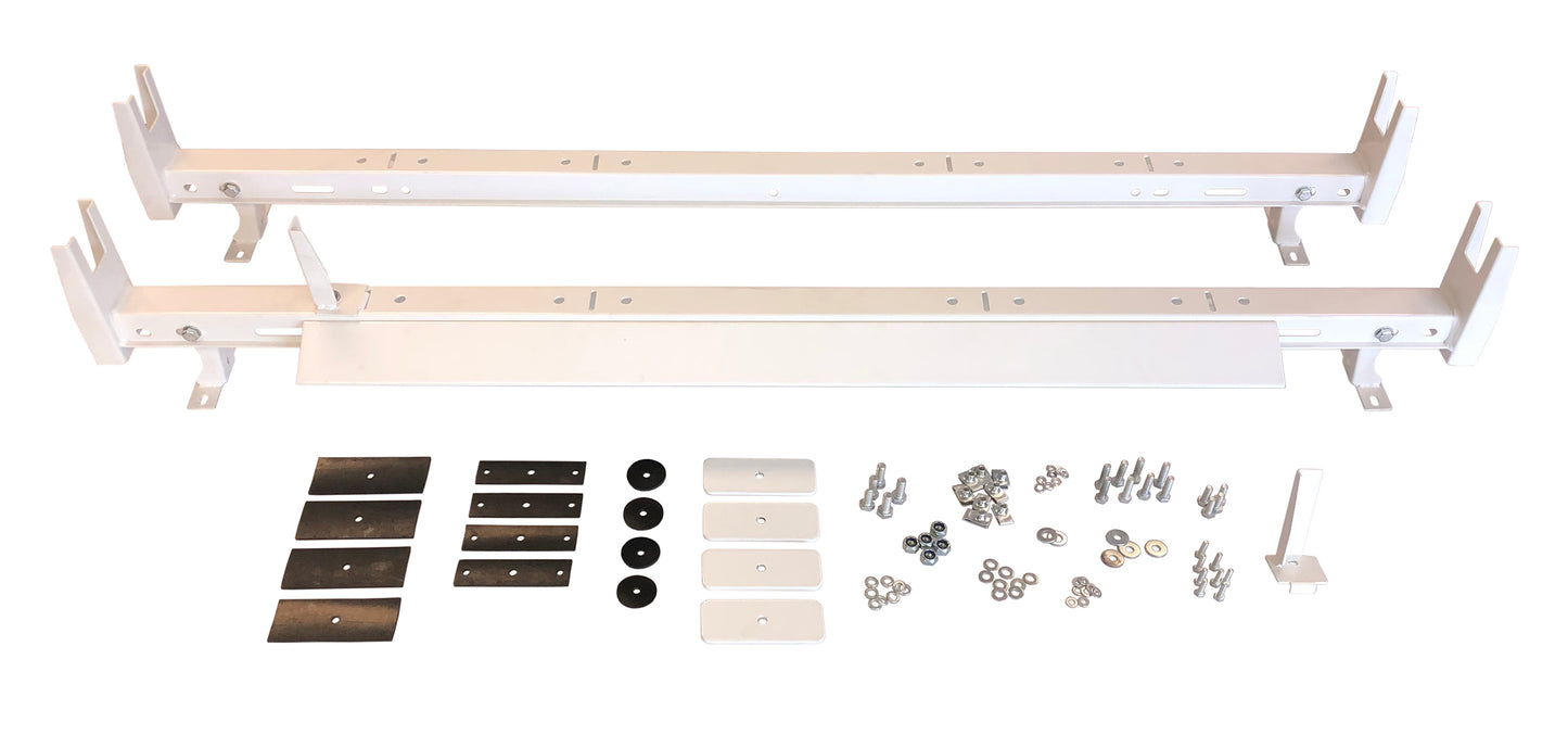 TrailFX Ladder Rack 1500 Lb Cap Multi-Fit White Steel - FCLR005W