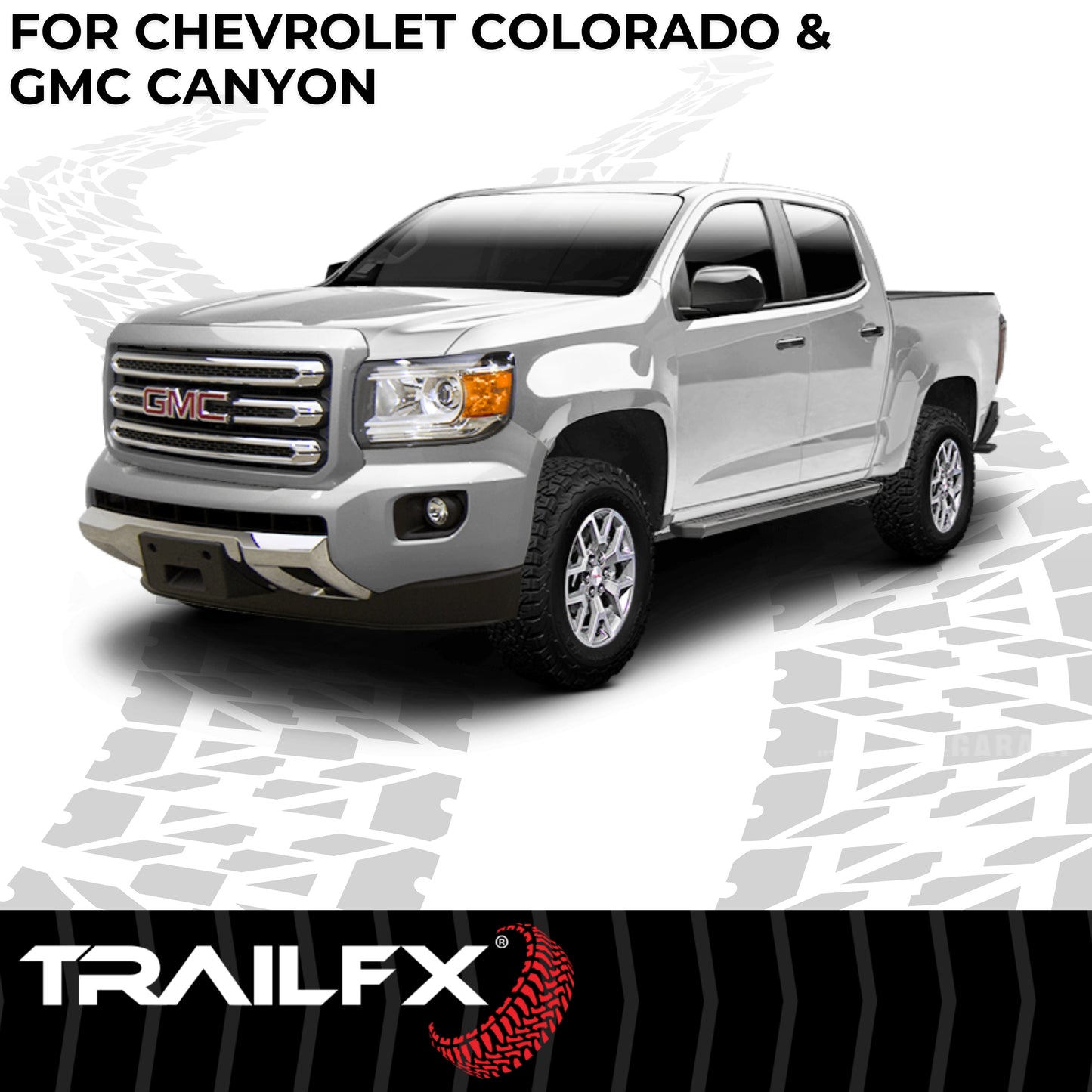 TrailFX A6 Aluminum Running Board For GM Colorado/Canyon - AL6001B