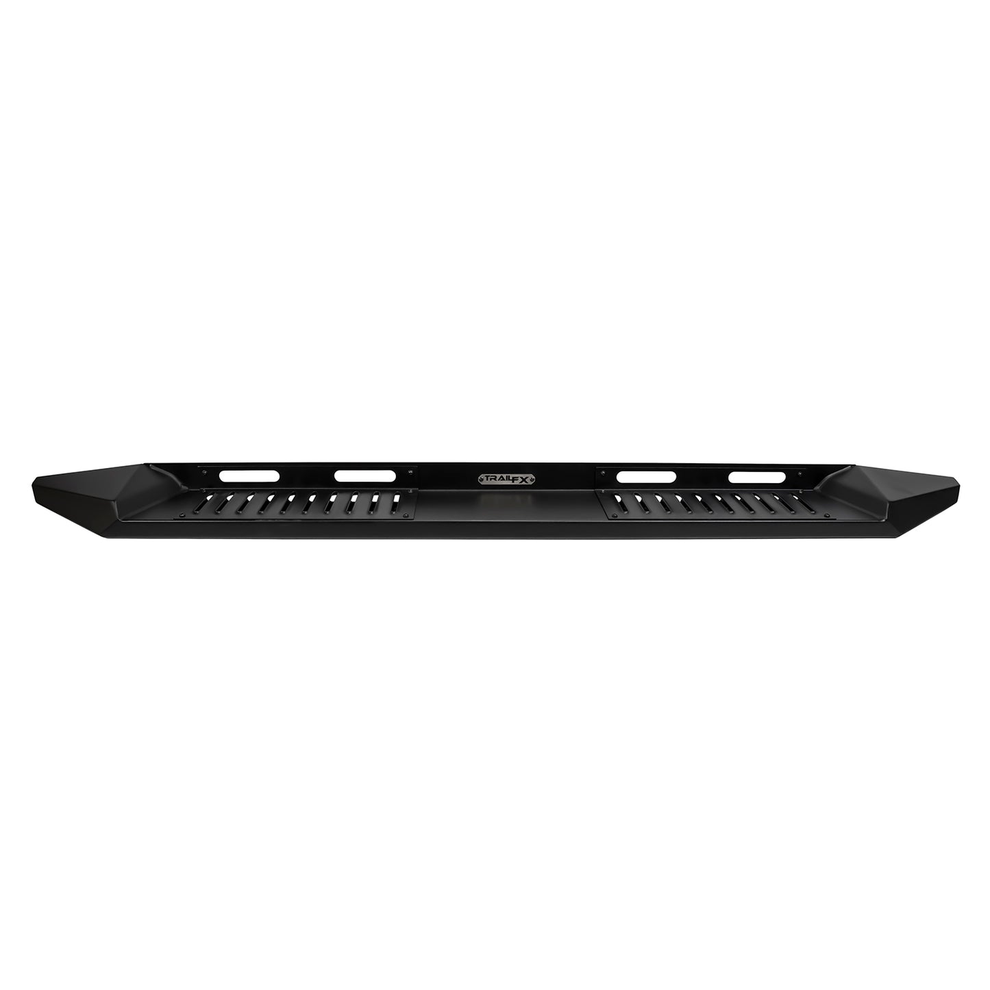 TrailFX Flat Running Board Black Powder Coated Steel For Ford F-150 - RBT002B
