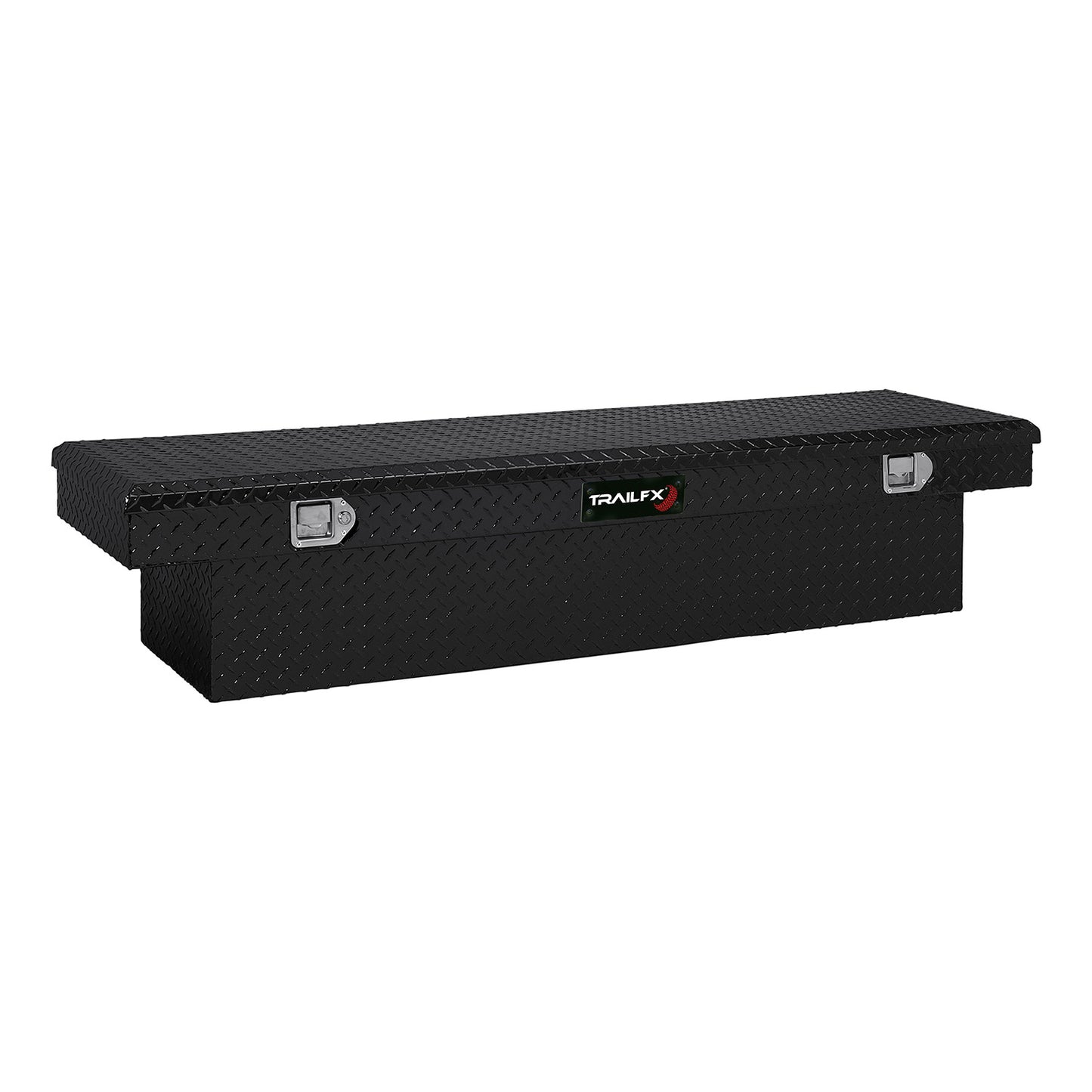 TrailFX 69-in Crossover Black Aluminum Tool Box - 110702