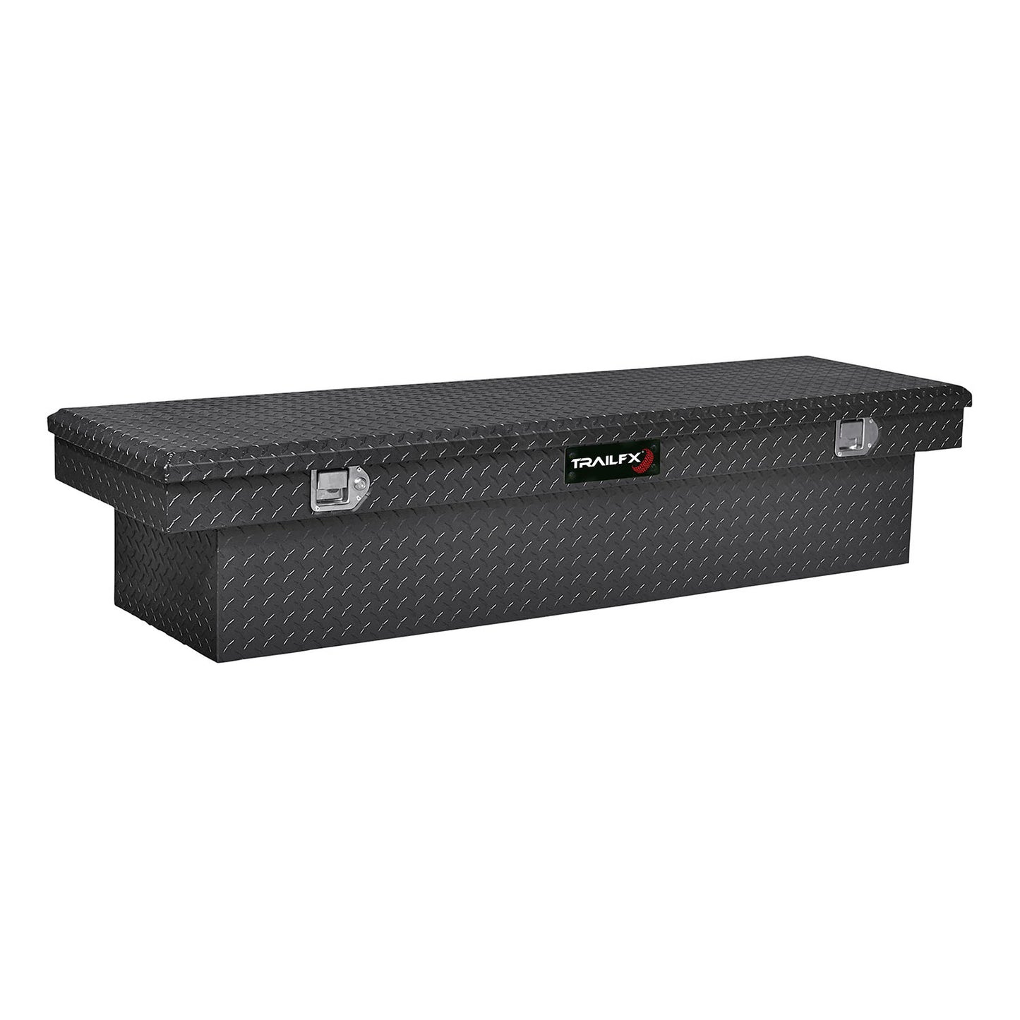 TrailFX 72-in Crossover Black Aluminum Tool Box - 110722