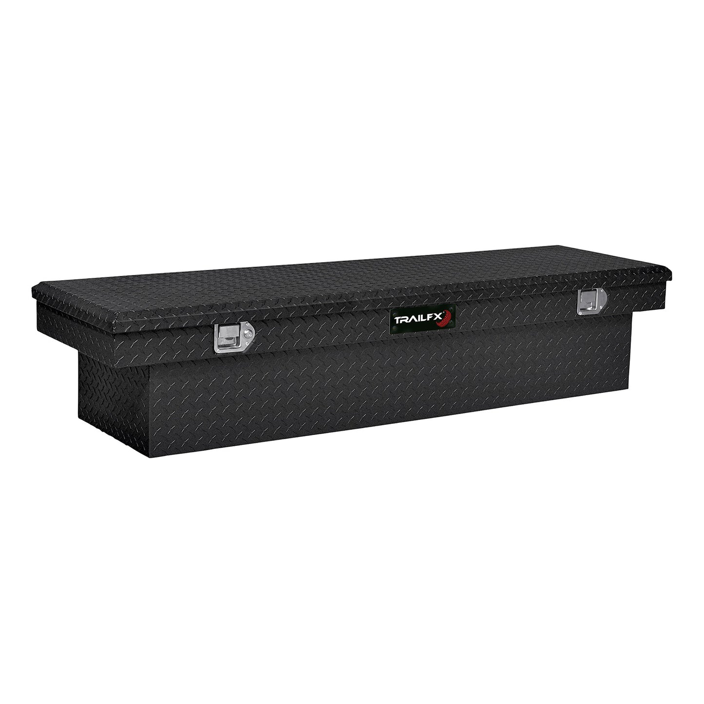 TrailFX 72-in Crossover Black Aluminum Tool Box - 110723